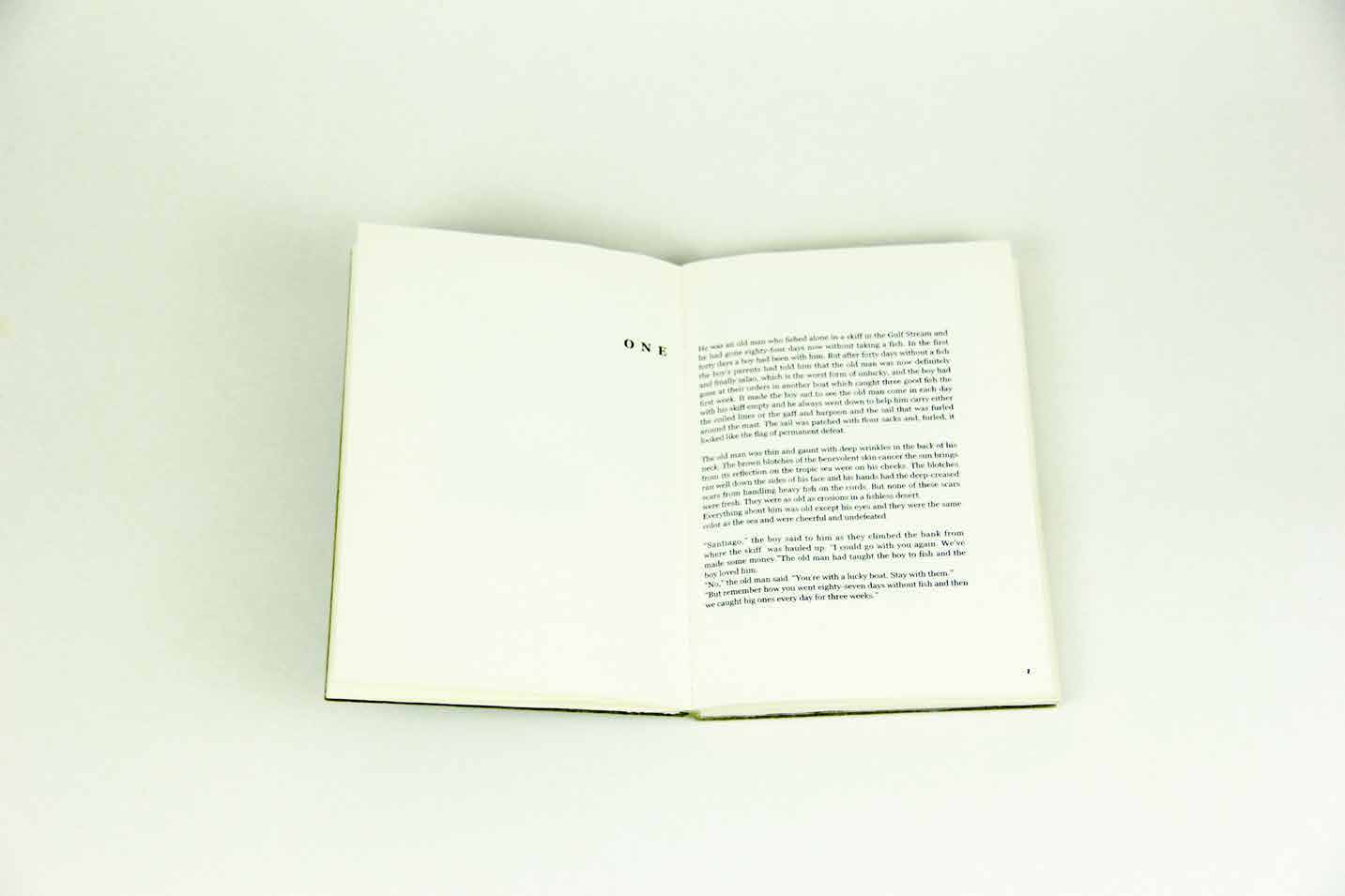 Chapter opening with text concentrated on the right page