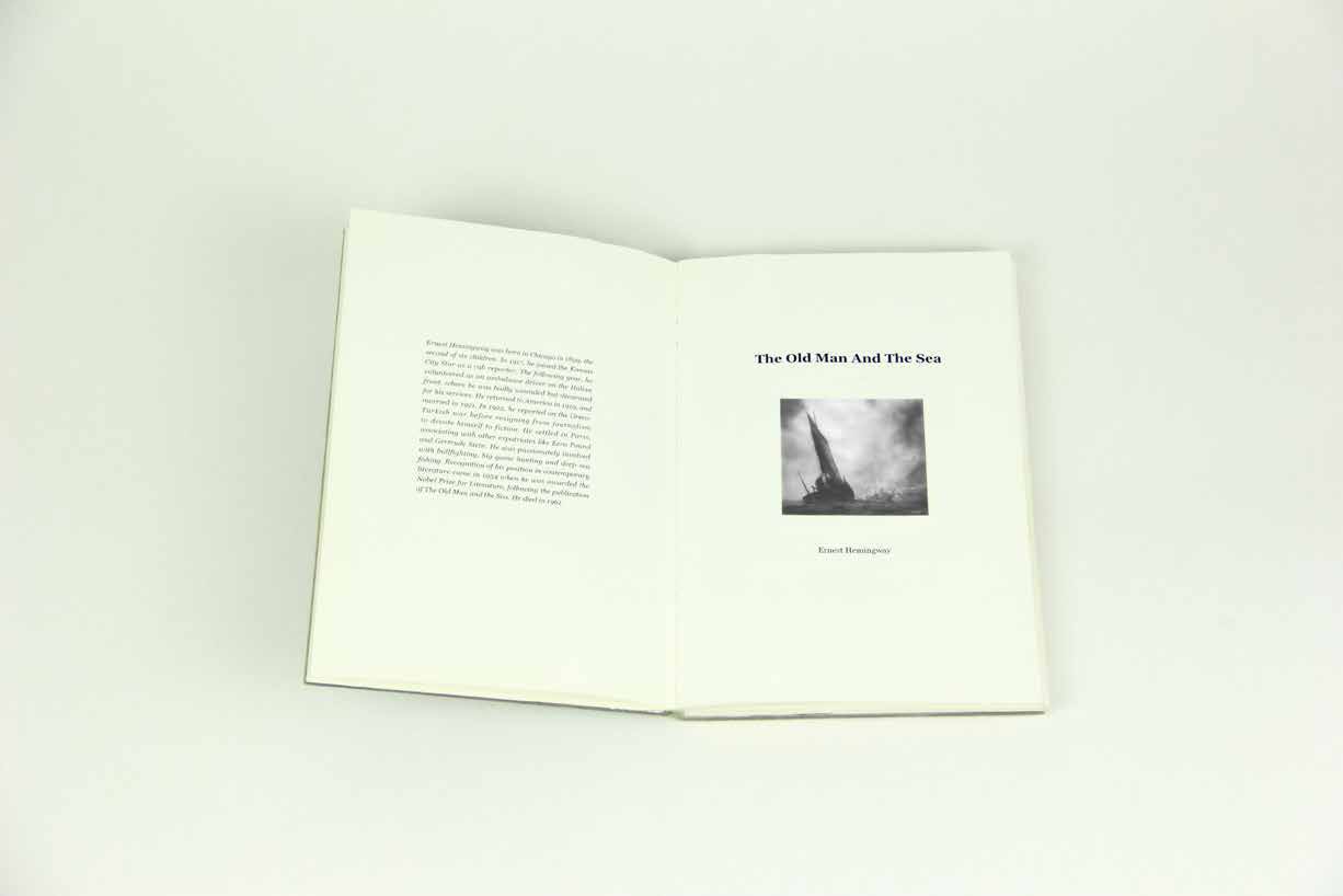 Title spread with introductory text and a small archival photograph